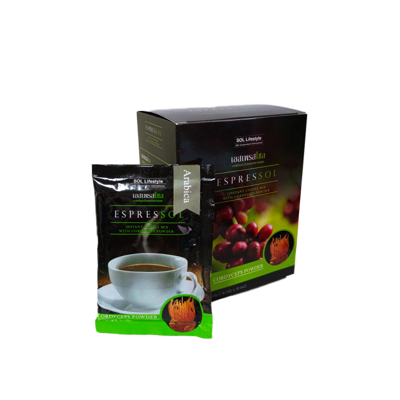 ESPRESSOL (INSTANT COFFEE MIXED WITH CORDYCEPS POWDER) (10Sachets)